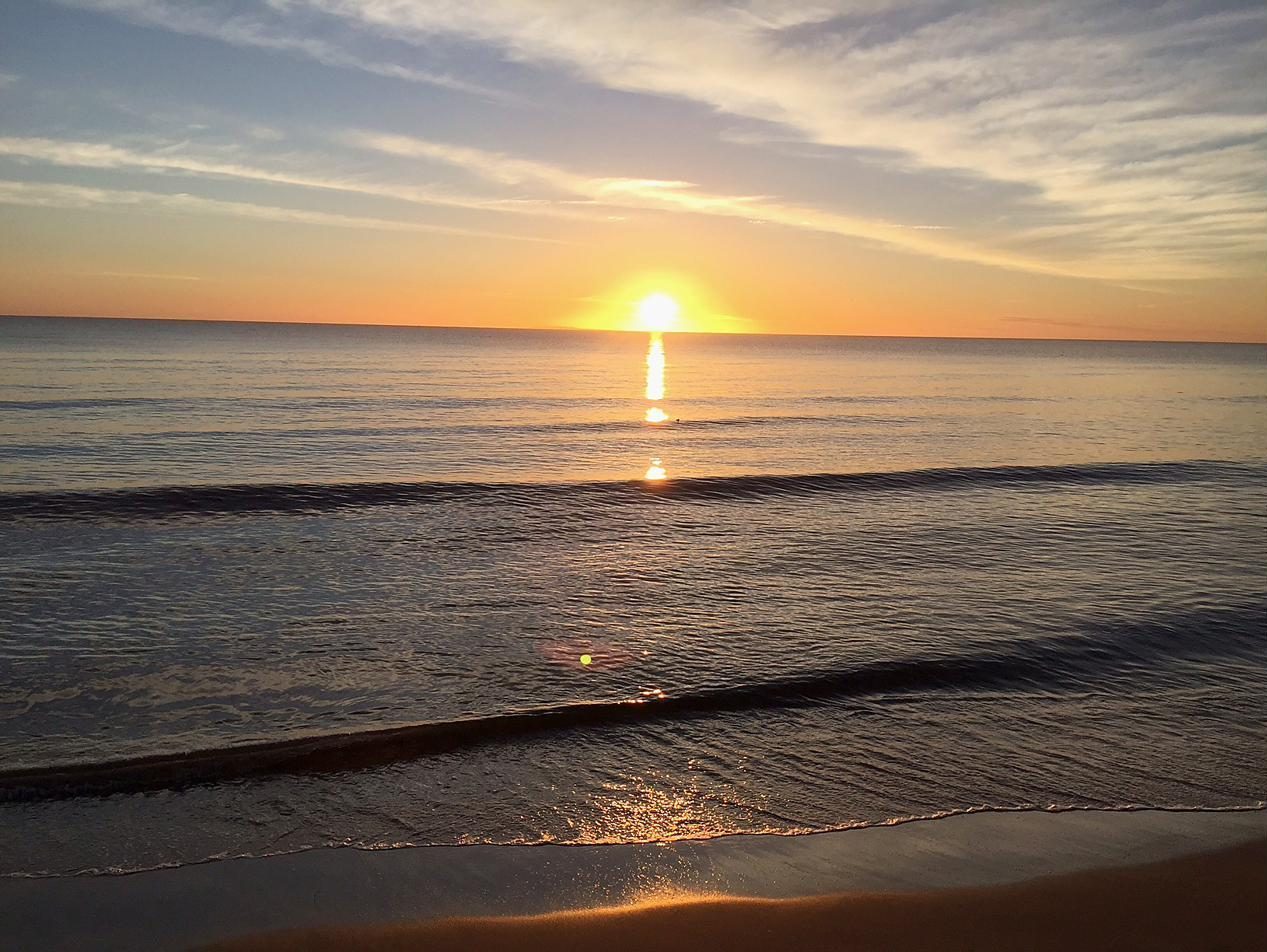 Sonnenuntergang über der Ostsee