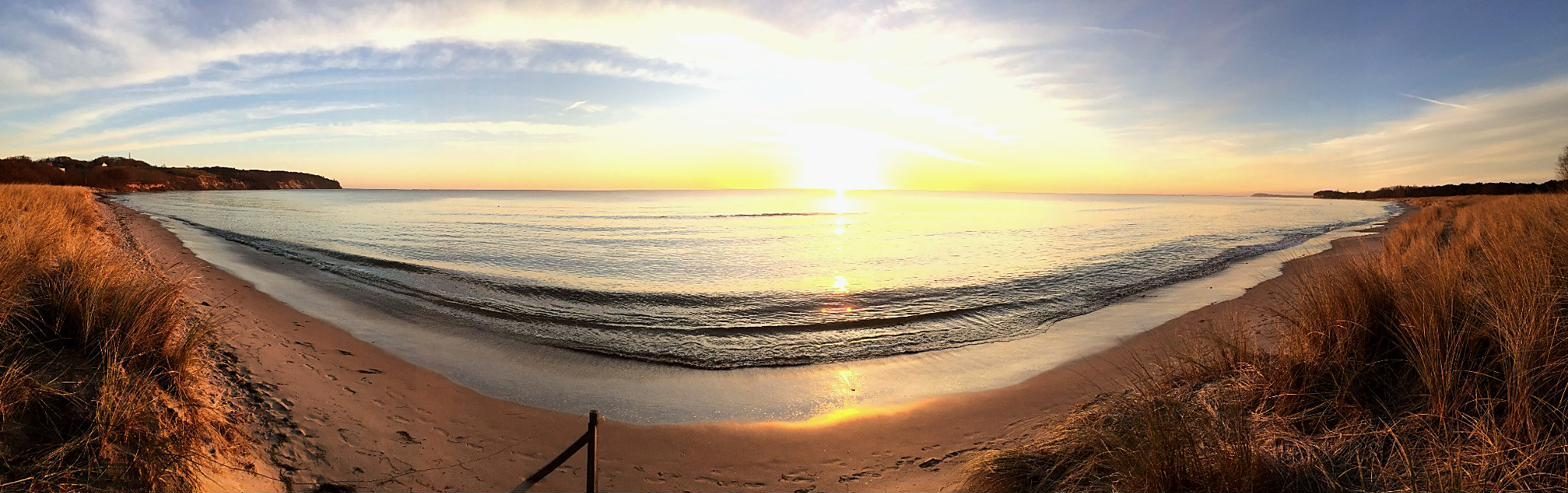 Abendstimmung am Strand bei Göhren